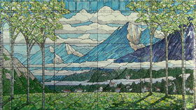 Stained Glass Alps
